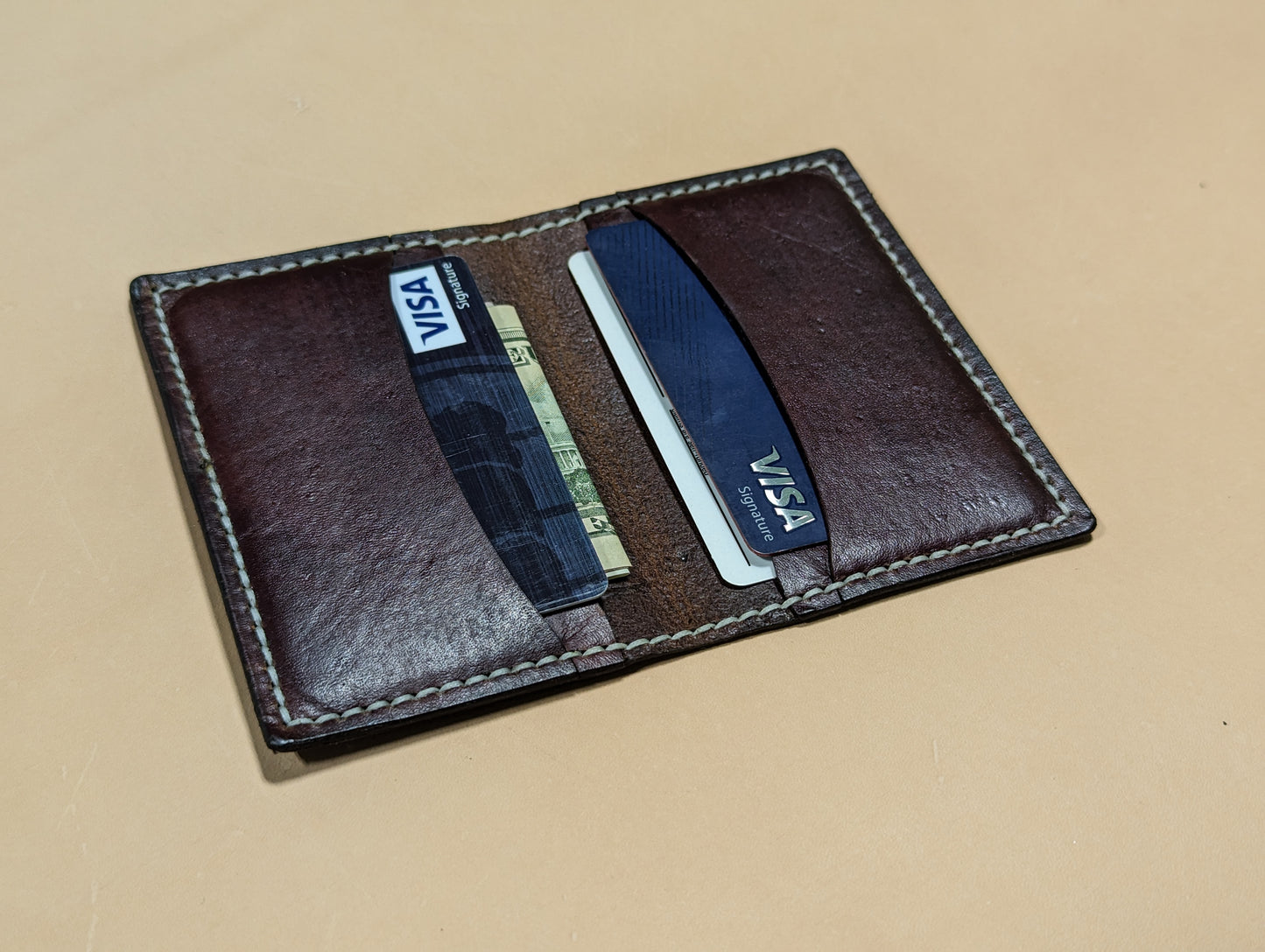 Hand Stitched Leather Wallets